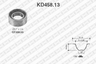 SNR KD458.13 комплект ремня грм на FIAT UNO (146A/E)