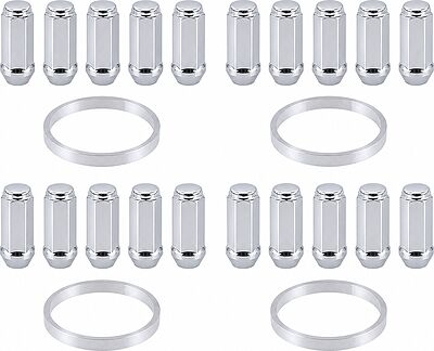Комплект Sparco: 20 закрытых гаек D5 M14x1,5x41 и 4 кольца 72,6x67,1 мм (81720129)