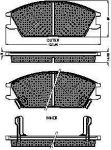 Spidan 30988 комплект тормозных колодок, дисковый тормоз на HYUNDAI ACCENT II седан (LC)