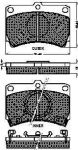 Spidan 31282 комплект тормозных колодок, дисковый тормоз на MAZDA 323 III (BF)