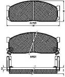 Spidan 31303 комплект тормозных колодок, дисковый тормоз на MAZDA E-SERIE фургон (SR2)