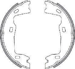 Spidan 31465 комплект тормозных колодок, стояночная тормозная с на OPEL MONZA A (22_)
