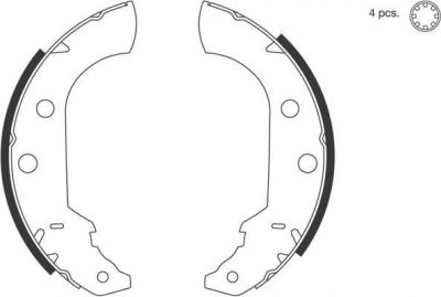 Spidan 31471 комплект тормозных колодок на PEUGEOT 306 (7B, N3, N5)