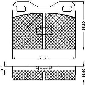 Spidan 31745 комплект тормозных колодок, дисковый тормоз на PEUGEOT 305 I Break (581D) Spidan 31745 комплект тормозных колодок, дисковый тормоз на PEUGEOT 305 I Break (581D)