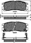 Spidan 32274 комплект тормозных колодок, дисковый тормоз на CHEVROLET ALERO