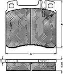 Spidan 32531 комплект тормозных колодок, дисковый тормоз на MERCEDES-BENZ S-CLASS (W140)