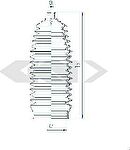 Spidan 84148 пыльник, рулевое управление на CHEVROLET CAPTIVA (C100, C140)