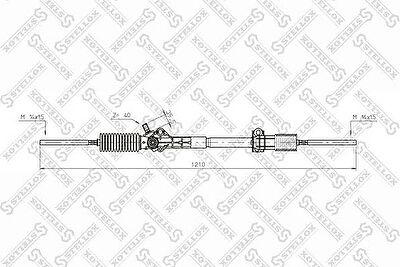 Stellox 00-35006-SX рулевой механизм на RENAULT TRAFIC фургон (TXX)