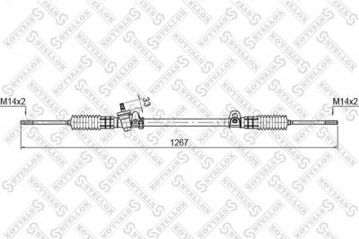 Stellox 00-35013-SX рулевой механизм на FORD SCORPIO I (GAE, GGE)