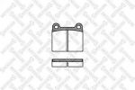 Stellox 017 000-SX комплект тормозных колодок, дисковый тормоз на OPEL MONZA A (22_)