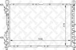 Stellox 10-25486-SX радиатор, охлаждение двигателя на ALFA ROMEO 155 (167)