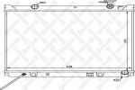Stellox 10-26504-SX радиатор, охлаждение двигателя на KIA SORENTO I (JC)