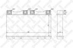 Stellox 10-35068-SX теплообменник, отопление салона на 7 (E38)