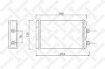 Stellox 10-35118-SX теплообменник, отопление салона на FIAT PUNTO (188)