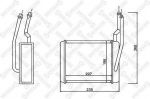 Stellox 10-35167-SX теплообменник, отопление салона на FORD FOCUS (DAW, DBW)