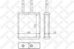 Stellox 10-35169-SX теплообменник, отопление салона на MAZDA 626 IV Hatchback (GE)
