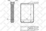 Stellox 10-35176-SX теплообменник, отопление салона на RENAULT SUPER 5 (B/C40_)