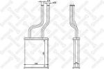 Stellox 10-35179-SX теплообменник, отопление салона на TOYOTA HIACE IV автобус (LH1_)