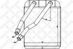 Stellox 10-35205-SX теплообменник, отопление салона на VW TOUAREG (7LA, 7L6, 7L7)