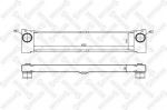 Stellox 10-40052-SX интеркулер на MERCEDES-BENZ VITO автобус (W639)