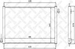 Stellox 10-45094-SX конденсатор, кондиционер на HONDA ACCORD VI купе (CG)