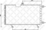 Stellox 10-45234-SX конденсатор, кондиционер на PEUGEOT 205 I (741A/C)