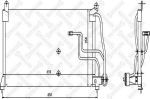 Stellox 10-45296-SX конденсатор, кондиционер на OPEL VECTRA A (86_, 87_)