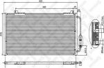 Stellox 10-45332-SX конденсатор, кондиционер на ROVER 200 (RF)