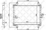 Stellox 10-45559-SX конденсатор, кондиционер на PEUGEOT BOXER автобус (230P)