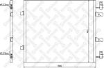Stellox 10-45666-SX конденсатор, кондиционер на OPEL VIVARO фургон (F7)