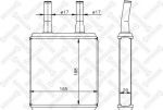 STELLOX 10-35072-SX_радиатор печки! Hyundai Elantra/Coupe/Accent 1.3/1.5 96-00 (1035072SX)