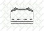 Stellox 1124 000-SX комплект тормозных колодок, дисковый тормоз на RENAULT MEGANE II (BM0/1_, CM0/1_)