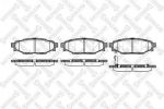 Stellox 1147 001L-SX комплект тормозных колодок, дисковый тормоз на SUBARU FORESTER (SH)