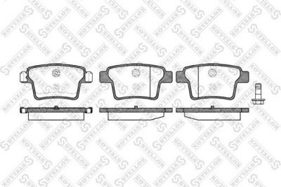 Stellox 1160 010L-SX комплект тормозных колодок, дисковый тормоз на FORD MONDEO III седан (B4Y)
