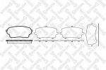 Stellox 1177 001B-SX комплект тормозных колодок, дисковый тормоз на SUZUKI GRAND VITARA II (JT)