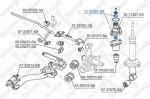 Stellox 12-37032-SX ремкомплект, опора стойки амортизатора на HONDA CR-V III (RE)