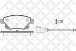 Stellox 1263 002L-SX комплект тормозных колодок, дисковый тормоз на FORD TRANSIT c бортовой платформой/ходовая часть