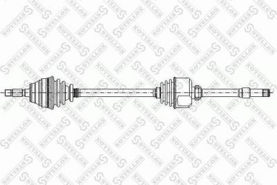 Stellox 158 1758-SX приводной вал на RENAULT KANGOO (KC0/1_)