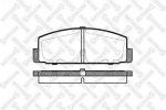 Stellox 190 030B-SX комплект тормозных колодок, дисковый тормоз на MAZDA 626 V Station Wagon (GW)