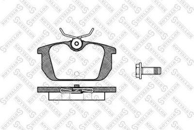 Stellox 242 000-SX комплект тормозных колодок, дисковый тормоз на ALFA ROMEO 146 (930)