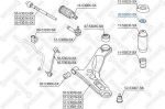 Stellox 26-53003-SX опора стойки амортизатора на HYUNDAI i20 (PB, PBT)