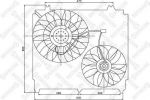 Stellox 29-99158-SX вентилятор, охлаждение двигателя на KIA SORENTO I (JC)