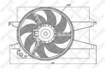 Stellox 29-99324-SX вентилятор, охлаждение двигателя на FORD FOCUS II седан (DA_)