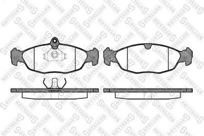 Stellox 404 000-SX комплект тормозных колодок, дисковый тормоз на OPEL KADETT E Combo (38_, 48_)