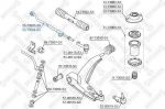 Stellox 55-73004-SX осевой шарнир, рулевая тяга на OPEL KADETT E кабрио (43B_)