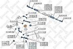 Stellox 56-04081-SX опора, стабилизатор на SKODA SUPERB (3U4)