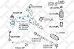 Stellox 57-00949-SX рычаг независимой подвески колеса, подвеска колеса на KIA CEE'D SW (ED)