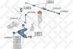STELLOX Рычаг независимой подвески колеса, подвеска колеса (57-03504-SX)