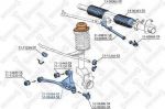 Stellox 57-03664-SX рычаг независимой подвески колеса, подвеска колеса на AUDI 80 Avant (8C, B4)