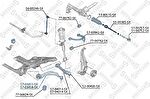 Stellox 57-03855-SX рычаг независимой подвески колеса, подвеска колеса на 5 (F10, F18)